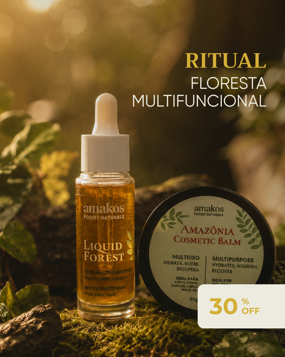 Ritual Floresta Multifuncional - Para lábios sempre hidratados