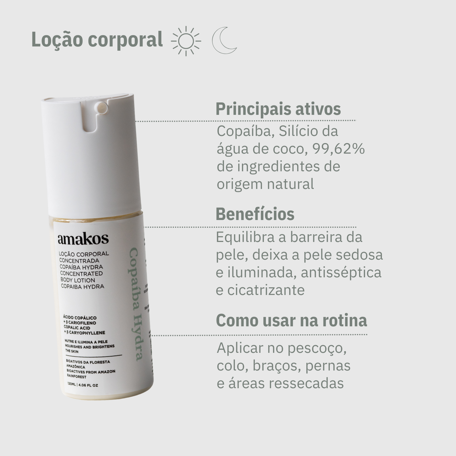 Loção corporal copaíba - 120ml