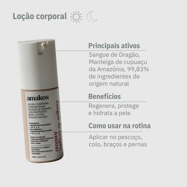 Loção corporal sangue de dragão - 120ml