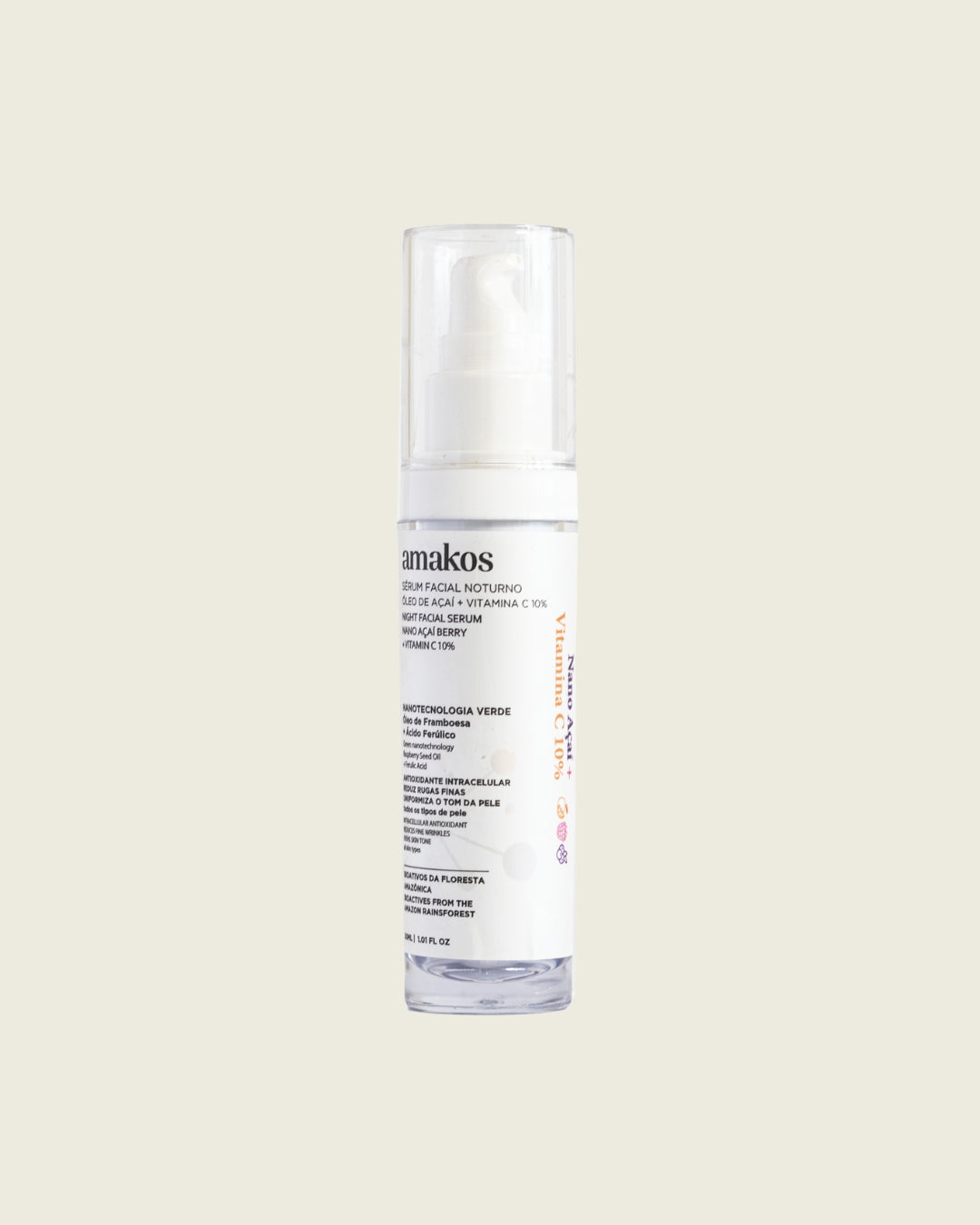 Nano Açaí + 10% Vitamin C Facial Serum - 30ml